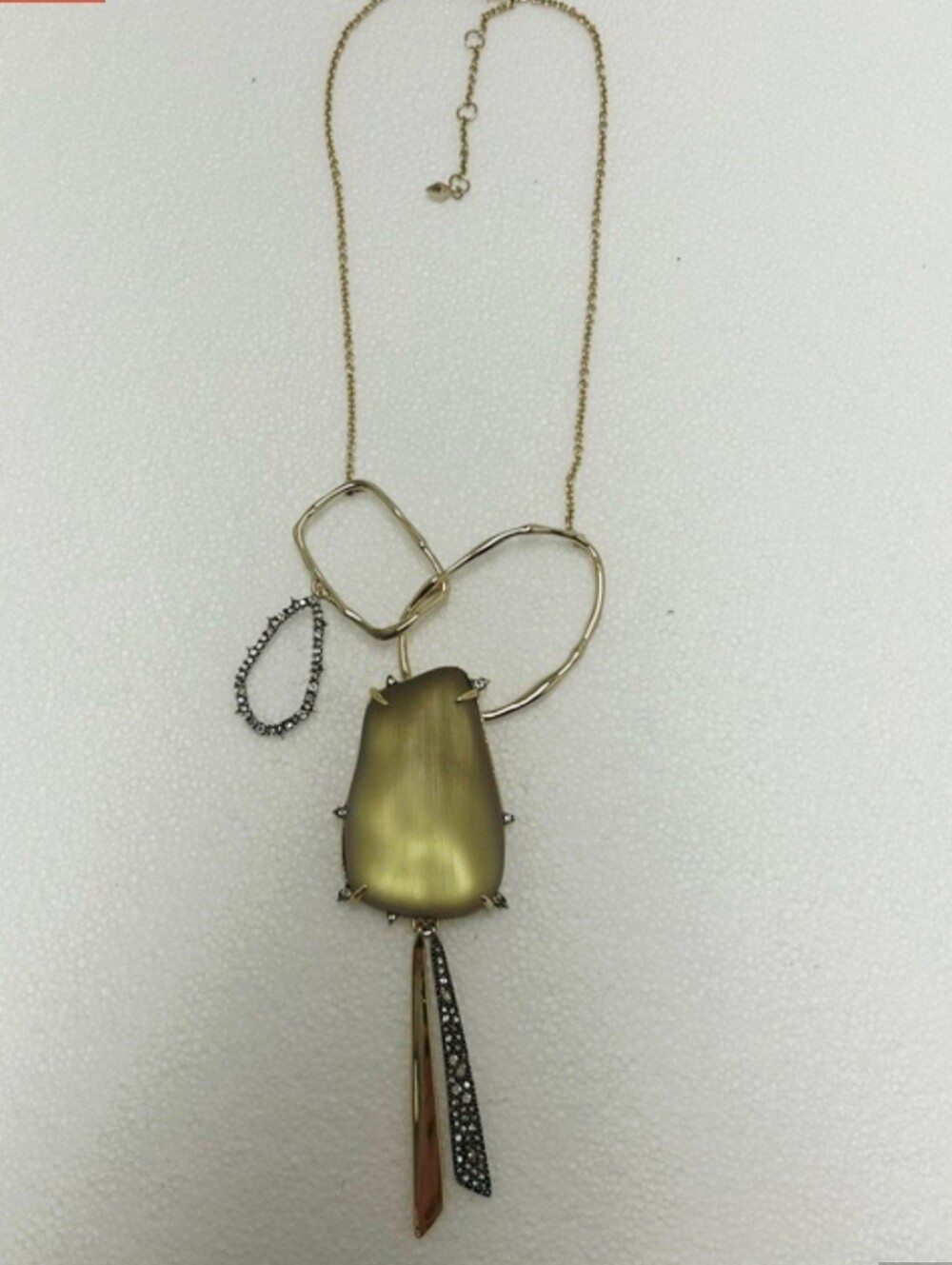 Alexis Bittar - Lucite & Crystal Accented Necklace